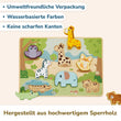 Kinder-Puzzle-Sortierer aus Holz mit Tieren
