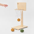 BusyKids Kinder-Basketballkorb aus Holz zum Aufstellen