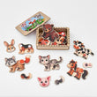 BusyKids Lernpuzzle aus Holz mit Tieren – 30 Teile