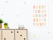 BusyKids Leinwandbild ALPHABET für das Kinderzimmer