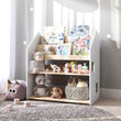 Kinderregal Montessori 2in1 - Weiß