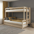 BusyKids Etagenbett LUMI-ONE mit seitlicher Leiter 90 x 200 / 120 x 200 cm