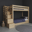 BusyKids Etagenbett MIRA-ONE 2-in-1 mit seitlicher Treppe und Stauraum 90 x 200 cm