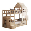 BusyKids Etagenbett DREAM-HOUSE mit Treppe und Stauraum 200x90 cm