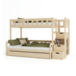 BusyKids Etagenbett FOXY-MAX mit Aufbewahrungstreppe 90 x 200 / 120 x 200 cm