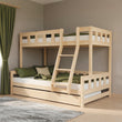 BusyKids Etagenbett FOXY mit Leiter vorne 90 x 200 / 120 x 200 cm