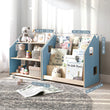 Bücherregal & Spielzeugregal Set BusyKids - zart blau / rosa