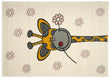 Kinderteppich Giraffe