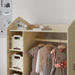 Set - Schrank + Offener Kinderkleiderschrank in Form eines Hauses Montessori BusyKids