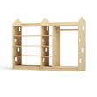 Set - Schrank + Offener Kinderkleiderschrank in Form eines Hauses Montessori BusyKids