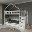 BusyKids Etagenbett MAMI-TWIN mit Aufbewahrungstreppe 90 x 200 cm