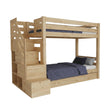 BusyKids Etagenbett MIRA-ONE 2-in-1 mit seitlicher Treppe und Stauraum 90 x 200 cm