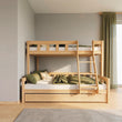 BusyKids Etagenbett FOXY mit Leiter vorne 90 x 200 / 120 x 200 cm