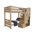 BusyKids Etagenbett MIRA-MAX 2in1 mit vorderer Stauraumtreppe 90 x 200 cm