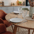 BusyKids Runder Tisch aus massiver Eiche