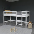 BusyKids Niedriges Hochbett LUFFY mit Leiter 90 x 200 cm