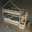 BusyKids Etagenbett MAMI-TWIN mit Aufbewahrungstreppe 90 x 200 cm