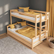 BusyKids Etagenbett LUMI-ONE mit seitlicher Leiter 90 x 200 / 120 x 200 cm