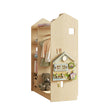 Set - Schrank + Offener Kinderkleiderschrank in Form eines Hauses Montessori BusyKids