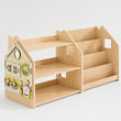 Bücherregal & Spielzeugregal Set BusyKids - Limitierte Auflage