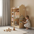 Offener Kinderkleiderschrank in Form eines Hauses BusyKids