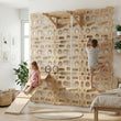 BusyKids Climbway DUO – zwei modulare Kletterpaneele mit Klimmzugstange