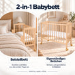 BusyKids MIRACLE 2-in-1 Beistellbett mit Matratze