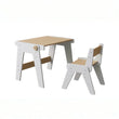 Mitwachsende Tisch und Stuhl für Kleinkinder - weiß