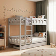 BusyKids Etagenbett TOTO-TWIN mit Leiter – für zwei Kinder 200 × 90 cm