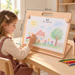Faltbare BusyKids Zeichenstaffelei mit magnetischen Haltern