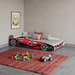 Kinderbett FORMULA mit Grafik und Matratze - 160 х 80 cm