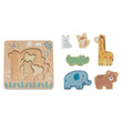 Mehrstufigen Puzzle „Tiere“ BusyKids