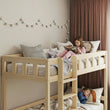 BusyKids Hochbett TOTO-TWIN mit Leiter – für zwei Kinder 200 × 90 cm