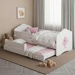 Kinderbett FALA-MAX mit Zusatzbett 145 x 80 cm und Matratze