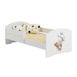 Kinderbett LUK II mit Schutzgitter - 140 x 70/160 x 80 cm