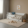 Kinderbett ERYK mit Schutzgitter und Aufbewahrungsschublade - 160 x 80/180 x 80 cm