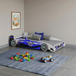 Kinderbett FORMULA mit Grafik und Matratze - 160 х 80 cm