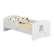 Kinderbett LUK II mit Schutzgitter - 140 x 70/160 x 80 cm