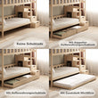 BusyKids Etagenbett TOTO-TWIN MAX mit Leiter und Stauraum 200x90 cm