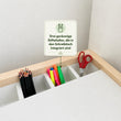 BusyKids YOKO – Montessori-Kinderschreibtisch mit Regal und Organizer