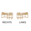 BusyKids Niedriges Hochbett LUFFY mit Leiter 90 x 200 cm