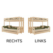 BusyKids Etagenbett FOXY-ONE mit seitlicher Leiter 90 x 200 / 120 x 200 cm