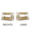 BusyKids Etagenbett LUMI-MAX mit Aufbewahrungstreppe 90 x 200 / 120 x 200 cm