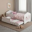 Kinderbett FALA-MAX mit Zusatzbett 145 x 80 cm und Matratze