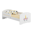 Kinderbett LUK II mit Schutzgitter - 140 x 70/160 x 80 cm