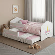 Kinderbett FALA-MAX mit Zusatzbett 145 x 80 cm und Matratze