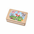 BusyKids Lernpuzzle aus Holz mit Tieren – 30 Teile