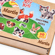BusyKids Lernpuzzle aus Holz mit Tieren – 30 Teile