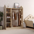 Offener Kinderkleiderschrank in Form eines Hauses BusyKids