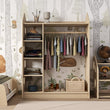 Offener Kinderkleiderschrank in Form eines Hauses BusyKids